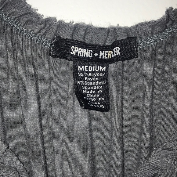 Spring + Mercer Grey Tunic Top - Picture 3 of 7